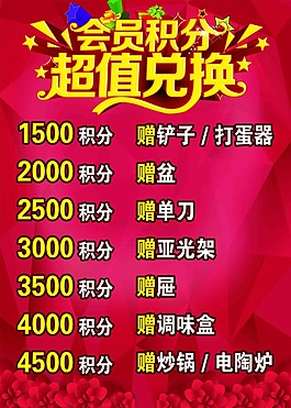 會員積分兌禮圖片