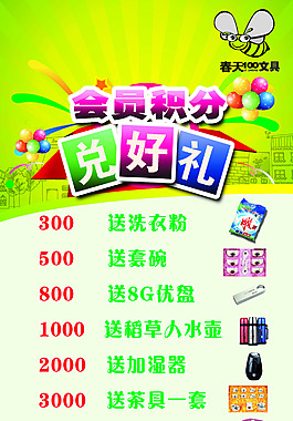 積分兌好禮圖片